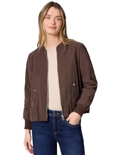 Street One Damen Blouson – Lässige Jacke für jeden Tag - Bequemer Damenblouson mit Rundhalsausschnitt und Reißverschluss. Ideal für lässige Looks und vielseitig kombinierbar. Perfekt für den Alltag.