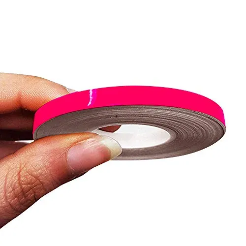 4R Quattroerre.it 10476 Trim Stripes Klebestreifen für Autos, Fluoreszierend Fuchsia, 5 mm x 10 mt