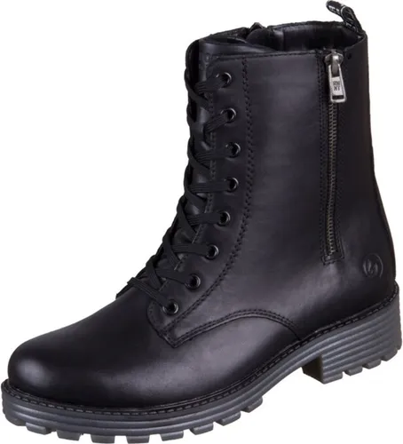 Remonte Stiefeletten für Damen - Schwarz - Wanderschuhe mit warmem Schurwollfutter und rutschhemmender Sohle für besten Halt. Ideal für kalte Tage und vielseitige Outfits. Komfortabel und stylisch für jeden Anlass.
