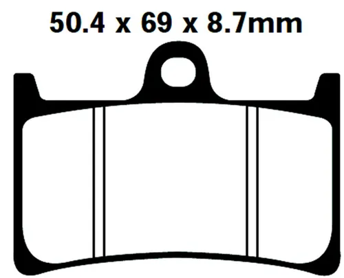 Bremsbeläge für Yamaha BT/1100/Bulldog/FJR/1300/FZ6/S2