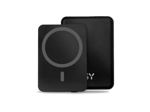 Produktbild ISY IMC-5100-1 MagISY (mit MagSafe Funktion) Powerbanks 5000 mAh Schwarz