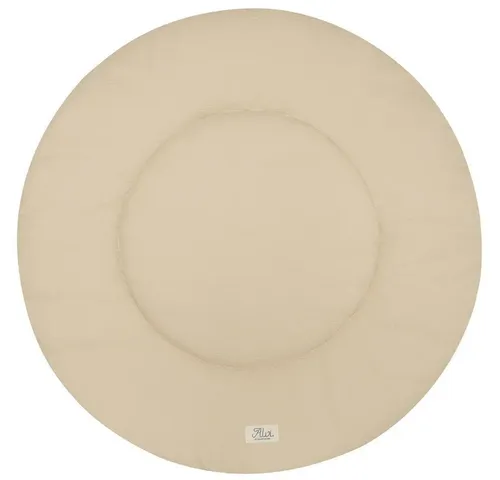 ALVI Krabbeldecke rund Waffle piqué 100 cm - Hochwertige Spiel- & Krabbeldecke aus 100% Baumwolle, perfekt für sicheres Spielen und Krabbeln. Die weiche Füllung sorgt für Komfort und Geborgenheit.