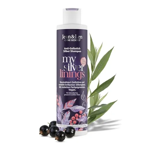Jean & Len Silbershampoo Silberweide & Cassis – Vegane Pflege für kühles Blond