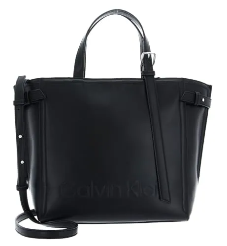 CALVIN KLEIN Sided Tote Bag Schwarz in schwarz von Calvin Klein