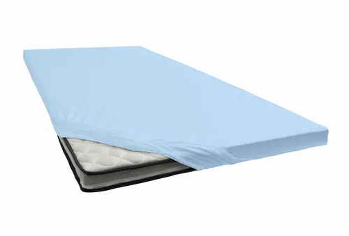 Janine 5001 Topper-Spannbetttuch Elastic 140/200 bis 160/220 cm - Spannbetttuch aus Elastic-Jersey für Topper bis 10 cm Höhe, hautsympathisch und bügelfrei, ideal für einen angenehmen Schlaf.