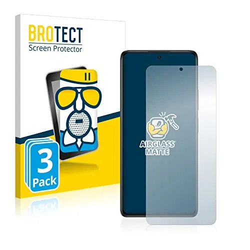 BROTECT Entspiegelungs Schutzglas für Xiaomi Redmi Note 10S (3 Stück) Schutzfolie Panzer Folie Glas Matt [Extrem Kratzfest 9H, Anti-Reflex]
