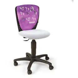 TopStar Drehstuhl NIC Stoff Violett Lila in blau von Topstar