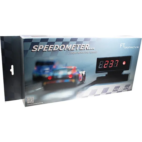 FT Slottechnik Speedometer für Carrera® Digital 124 / Digital 132 Erweiterung