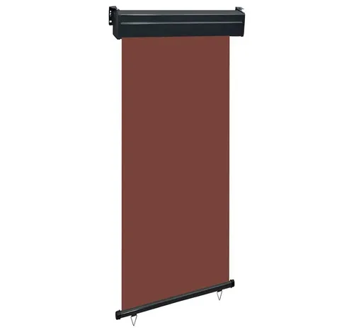 furnicato Seitenmarkise Braun 105x250 cm – Flexibler Sichtschutz - Die furnicato Seitenmarkise in Braun bietet effektiven Sicht- und Windschutz für Ihren Außenbereich. Aus reißfestem Polyester gefertigt, ist sie UV-beständig und ideal für eine vielseitige Montage. Gesamtgröße: 105 x 250 cm.