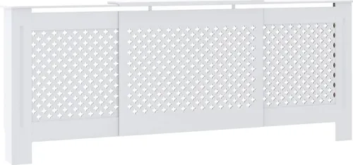 MDF Heizkörperverkleidung Weiß 205 cm