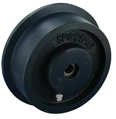 Rad mit Spurkranz Rad 100mm Guss Gleitlager Tragfähigkeit:800KG