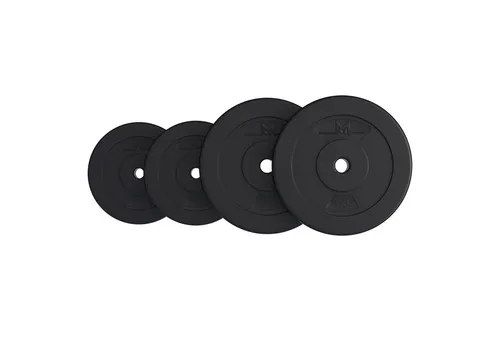 GYRONETICS Hantelscheiben 30 kg Set, Kunststoff - Hantelscheiben für vielseitige Kraftübungen, bodenschonend und geräuscharm dank strapazierfähigem Kunststoff, ideal für Fitnessstudio und Home-Training.