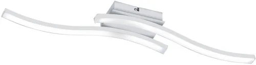 TRIO R62472131 Deckenleuchte 2x5W LED - Minimalistisches Design - Lampen für modernes Wohnen mit integrierter 2x5W LED, 1000 Lumen, 30.000 Stunden Lebensdauer und stilvollem mattweißen Metallrahmen.