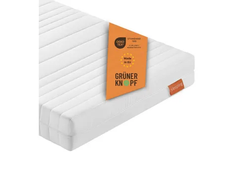 Sleepling Kaltschaummatratze Basic 70 - 7-Zonen Technologie für optimalen Liegekomfort - Matratze mit 7-Zonen Schnitttechnik, Härtegrad 3, waschbar bis 60 Grad und für alle Schlaftypen geeignet. Made in EU, schadstoffgeprüft nach Öko-Tex 100.
