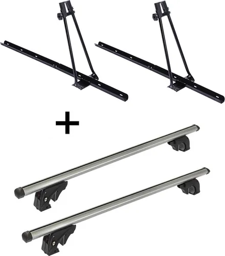 Fahrradträger ORION & Dachträger VDP LION1 für Mitsubishi Spacestar (98-05) - Gepäckträger Set für Mitsubishi Spacestar (5 Türer) 98-05, inklusive 2x Fahrradträger und Dachträger für maximalen Komfort und einfache Montage. Ideal für alle Fahrradtypen, sicher und stabil!