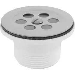 Ablaufventil Ablassventil Spüle Waschbecken Badewanne Ø 70 mm - Weiß
