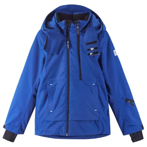 Reima - Kid's Tieten - Winterjacke Gr 104 blau - Atmungsaktive Winterjacke in Blau, Größe 104, ideal für kalte Tage. Sie bietet Wind- und Wasserschutz sowie eine abnehmbare Kapuze für Flexibilität. Perfekt für den Alltag und Outdoor-Aktivitäten.