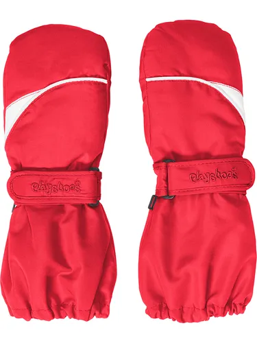 Playshoes Fäustling Unisex Kinder, Rot, 1 (ca. 1-2 Jahre) - Handschuhe & Fäustlinge für Mädchen, wind- und wasserdicht mit Thinsulate-Technologie für warme Hände bei extremen Temperaturen.