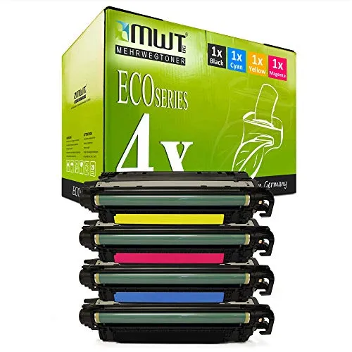 4X Kraft Office Supplies kompatibel Toner für HP Laserjet Pro 500 Color MFP M 570 dw DN ersetzt CE400A-03A 507A