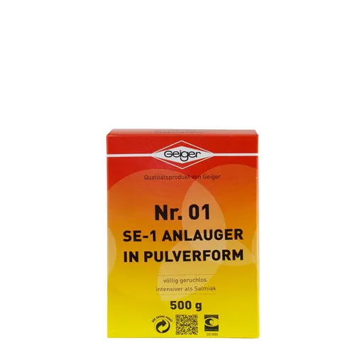 Geiger SE-1 Anlauger in Pulverform 500g, Reiniger, Entfetter, Nikotinentferner