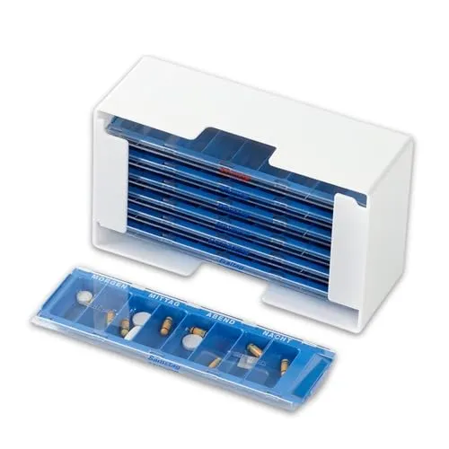 Melipul Mehrweg-Medikamenten-Dosierer XL-8 blau