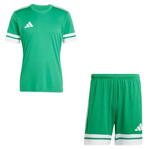 adidas Herren Set Trikot + Hose Squadra 25 Team Green/White XXL - Sportliches Trikot- und Hosen-Set für optimale Bewegungsfreiheit. Mit elastischem Bund und feuchtigkeitsabsorbierender AEROREADY Technologie für ein angenehmes Tragegefühl. Ideal für Training und Wettkampf.