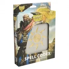 Dragon Shield: RPG - Spell Codex - Ashen White - Fantasy-Spielzubehör mit einzigartigen, robusten Hüllen für RPG-Karten, ideal für leidenschaftliche Rollenspieler und Sammler.