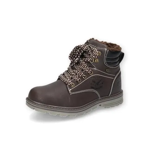 Dockers by Gerli Unisex Kinder Schnürstiefel - Wanderschuhe, wasserabweisend und ideal für aktive Kinder, perfekt für jedes Wetter und Abenteuer.