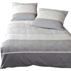 Janine Bettwäsche Feinbiber Set 155x220 cm - Bettwäsche-Set aus 100% Baumwolle in der Größe 155x220 cm, kuschelig weich und atmungsaktiv für erholsamen Schlaf, ideal für Wintermonate.