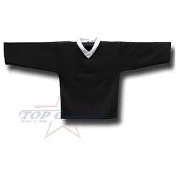 Trainingstrikot Steel Schwarz Eishockey Jersey - Hochwertiges Eishockey-Jersey in Schwarz, Größe XXS, für Unisex geeignet. Ideal für das Training und bietet optimalen Komfort und Bewegungsfreiheit.