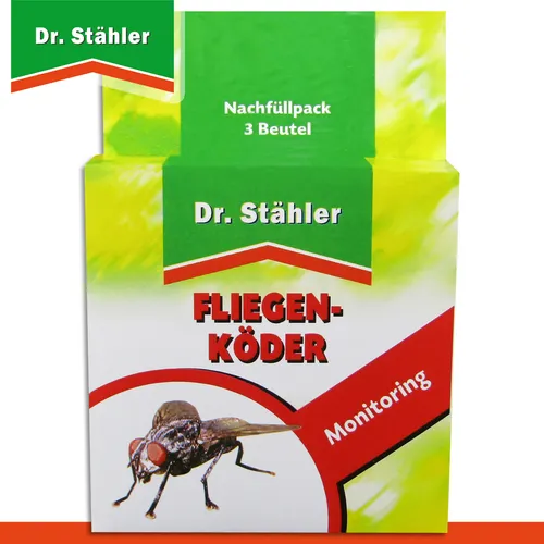 Dr. Stähler 1 x 3 Beutel Nachfüllpack für Fliegenfallen für den Außenbereich