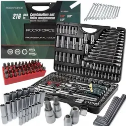 Partner Werkzeugset Premium 216 Teile Chrom-vanadium-stahl