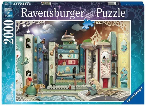 RAVENSBURGER Novel Avenue Puzzle 2000 Teile - Klassisches 2000-Teile-Puzzle mit Soft-Click-Technik für präzises Zusammenfügen. Ideal für entspannende Stunden und fördert Konzentration und Geduld.