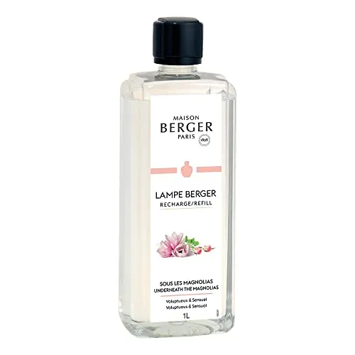 Unter den Magnolien Nachfüller 1000ml - Aromatherapie Nachfüller für Duftlampen, erlebe eine sinnliche Duftreise mit blumigen Noten von Rosenblättern und schwarzem Jasmin.
