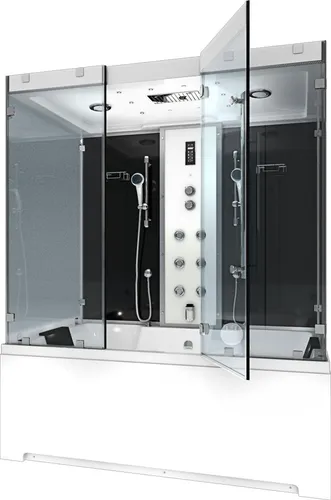 AcquaVapore K80-SW-EH-C Duschtempel 180x100 cm