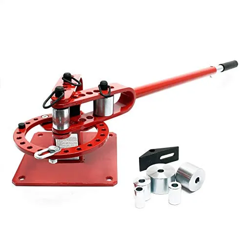 Wiltec Kompaktes Biegegerät für Flachstahl, Baustahl & Rundstahl