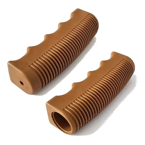 cyclingcolors Fahrradgriffe lenkergriffe ergonomische handgriffe Fahrrad Vintage Griffe Gummi Grip griffgummi (Maroon)