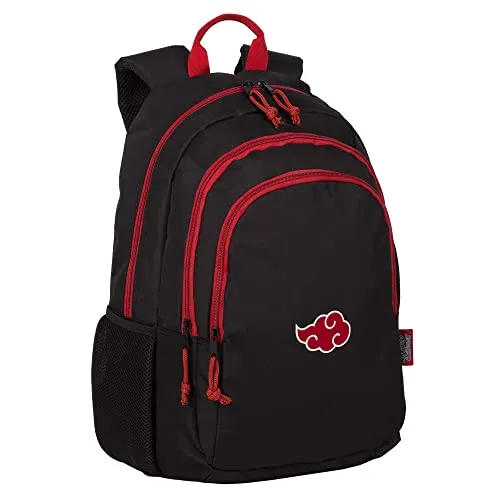 Toybags Naruto Wolkenrucksack 42 Cm Schwarz - Robuster Schulrucksack mit 2 Fächern, ergonomischen Schultergurten und coolem Naruto Design - perfekt für die Schule und tägliche Abenteuer!