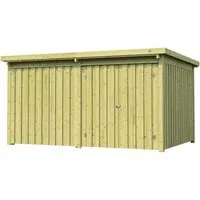 weka 607 Variante 4 Gartenhaus komplett geschlossen von Weka