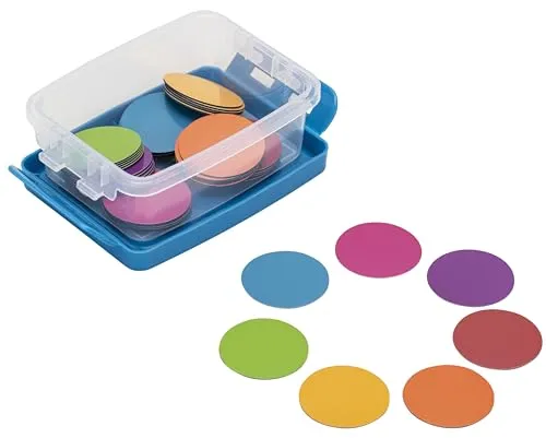 Betzold - Magnet-Set bunt 42-tlg. - Tafelmagnete Kühlschrankmagnete Markierung Lehrer