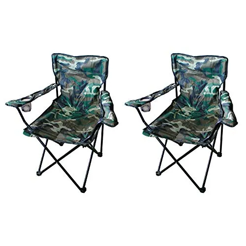 Stück Anglersessel Campingstuhl Faltstuhl Camouflage mit Getränkehalter - Praktischer Faltstuhl für Angler, Camping und Outdoor-Aktivitäten. Leicht und kompakt für einfachen Transport. Mit integriertem Getränkehalter und Tragetasche für höchsten Komfort. Belastbar bis ca. 110 kg.