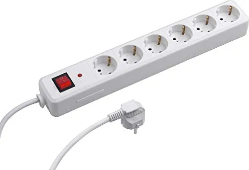 Meister Steckdosenleiste 6-fach mit 1,4 m Kabel