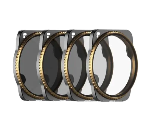 POLARPRO DJI Air 3 Vivid Collection - ND8/PL, ND16/PL, ND32/PL, ND64/PL - Kamera-Filter für kreative Aufnahmen, reduziert Blendung und verbessert Farben für beeindruckende Luftaufnahmen.