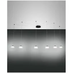 Fabas Luce Arabella Pendelleuchte LED 6x8W von Fabas Luce