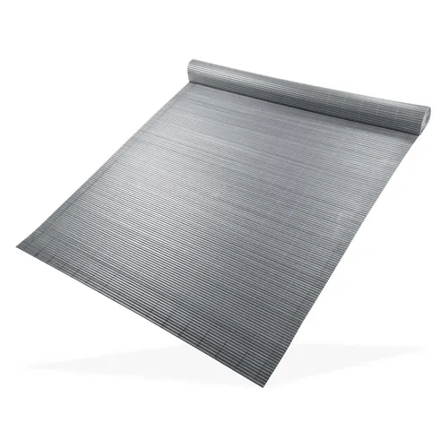 Sichtschutzmatte Sichtschutz Balkonsichtschutz Garten Matte 90x500 cm PVC grau