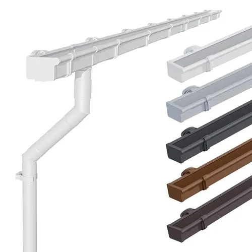 INEFA Dachrinnen Set Gartenhaus NW68, 4m Kastenrinne von INEFA