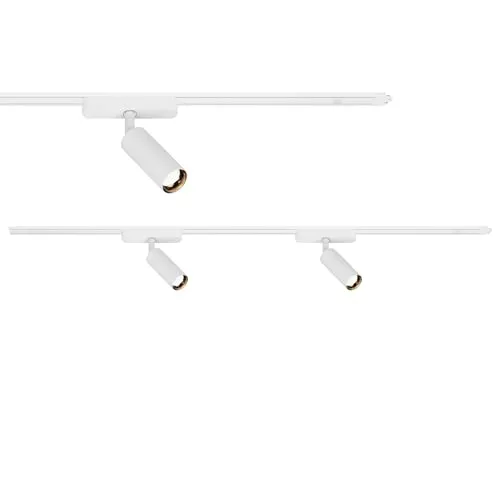 BRILONER Schienensystem Luxtrail Erweiterungsset mit 2x LED Spots - Leuchtbänder-Schienen, erweiterbar und schwenkbar, bietet warme 3000K Lichtatmosphäre und eine Lebensdauer von 20.000 Stunden für langlebige Beleuchtung.