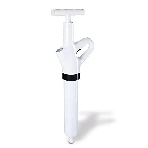 Abflussreiniger-Pumpe – Rohrreiniger mit Pressluft, Druckluft-Reinigung für verstopfte Abflüsse, Toilette/Dusche/Spüle mechanisch Rohrfrei