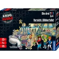 KOSMOS 683474 Krimi Puzzle Die drei ??? Kids - 150 Teile mit Schleim selbermachen, interaktiver Detektivspaß für Kinder ab 7 Jahren
