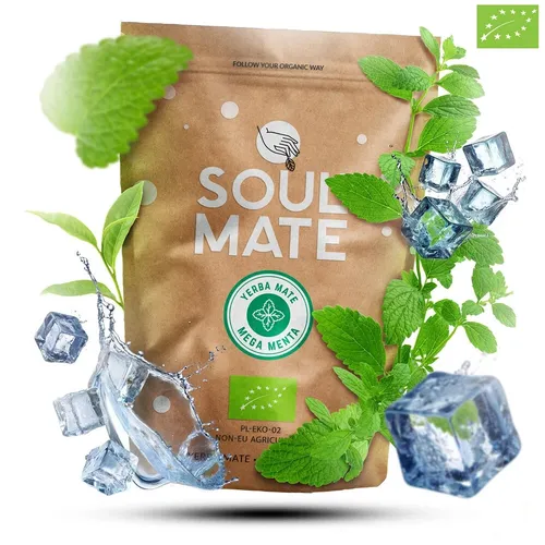 Mate Tee Bio Soul Mate Mega Menta Ungeräuchert Starke Erfrischung Mild 500g